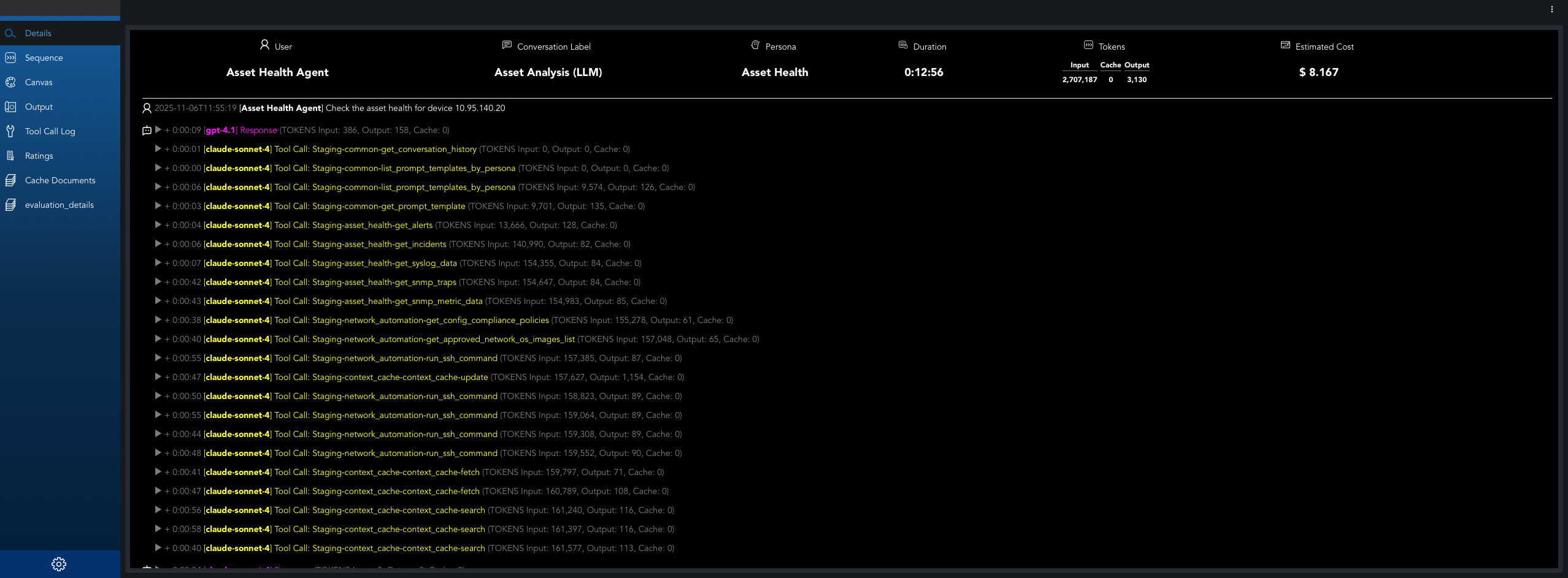 Conversation Drill-Down Dashboard