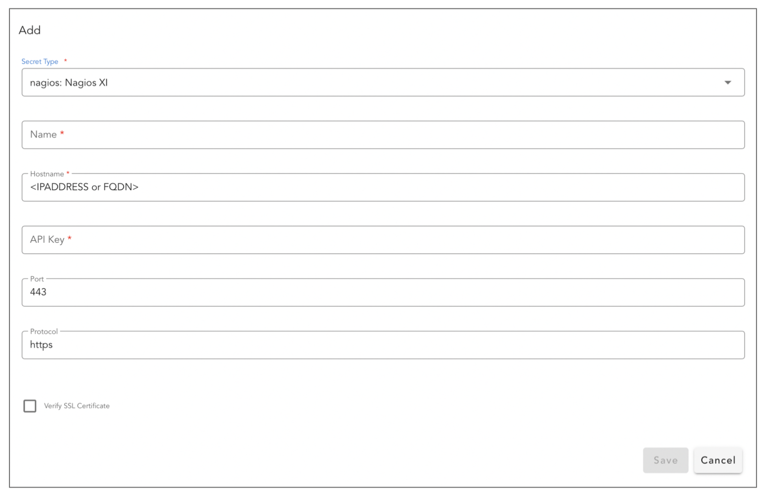 Screenshot: Configuring the Extension on cfxCloud