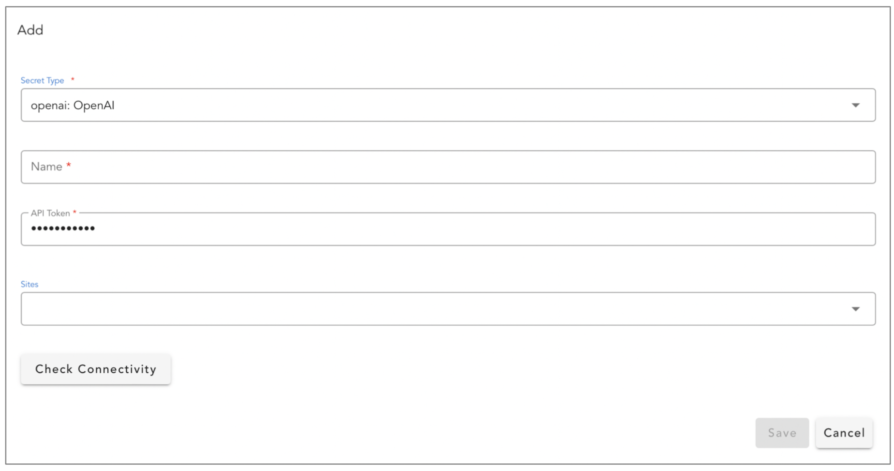 Screenshot: Configuring the Extension on cfxCloud