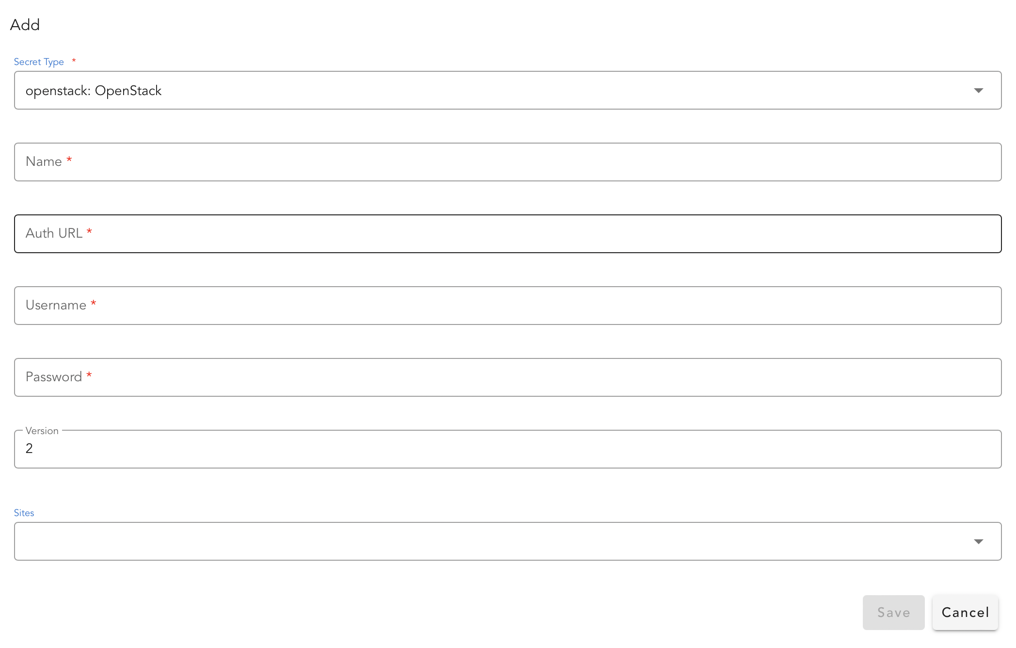 Screenshot: Configuring the Extension on cfxCloud