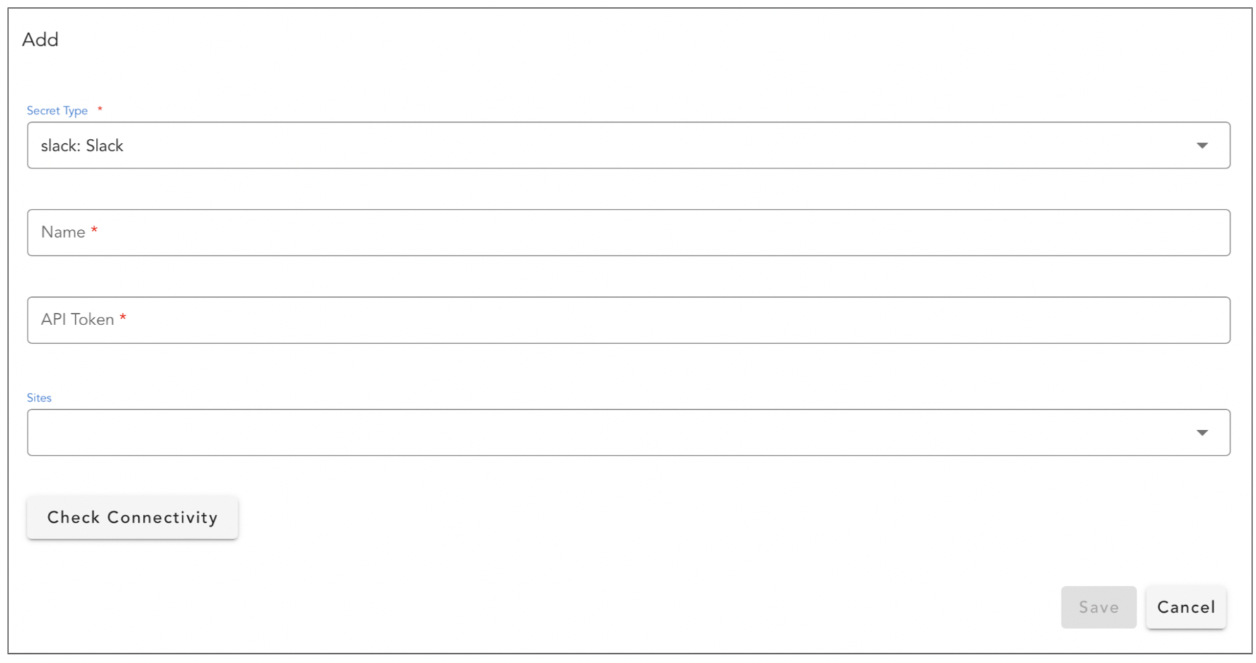 Screenshot: Configuring the Extension on cfxCloud