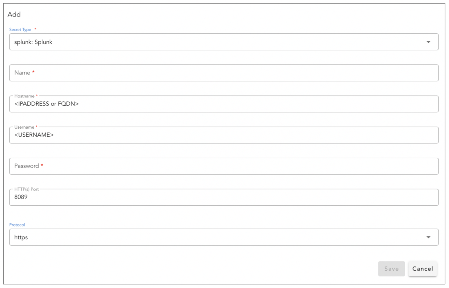 Screenshot: Configuring the Extension on cfxCloud