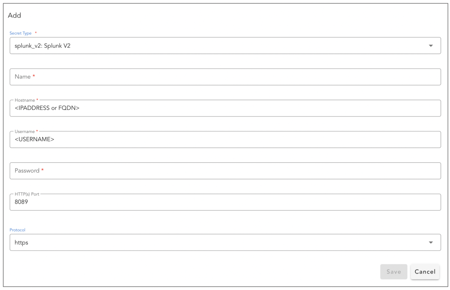 Screenshot: Configuring the Extension on cfxCloud