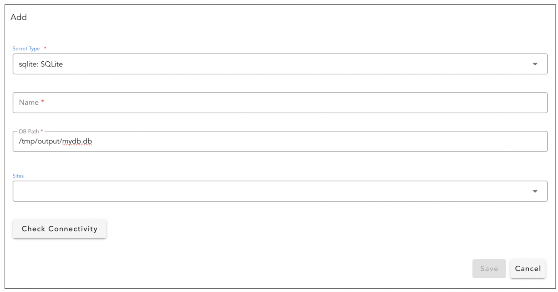Screenshot: Configuring the Extension on cfxCloud