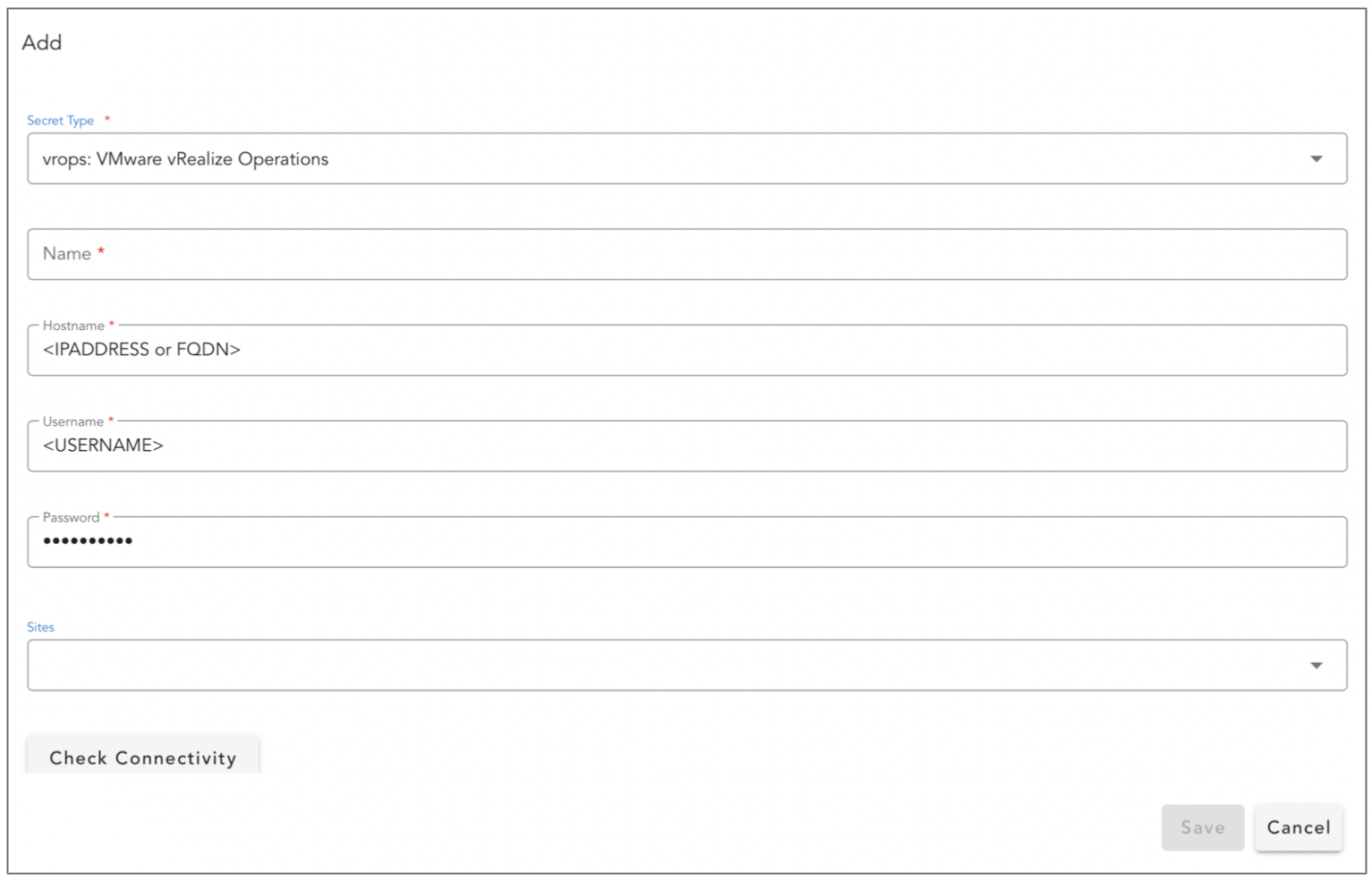 Screenshot: Configuring the Extension on cfxCloud