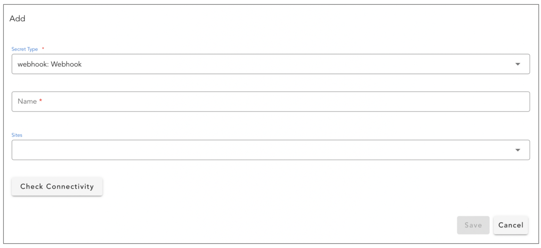 Screenshot: Configuring the Extension on cfxCloud