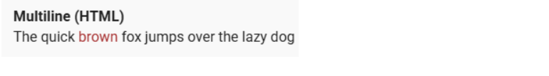 Html Field