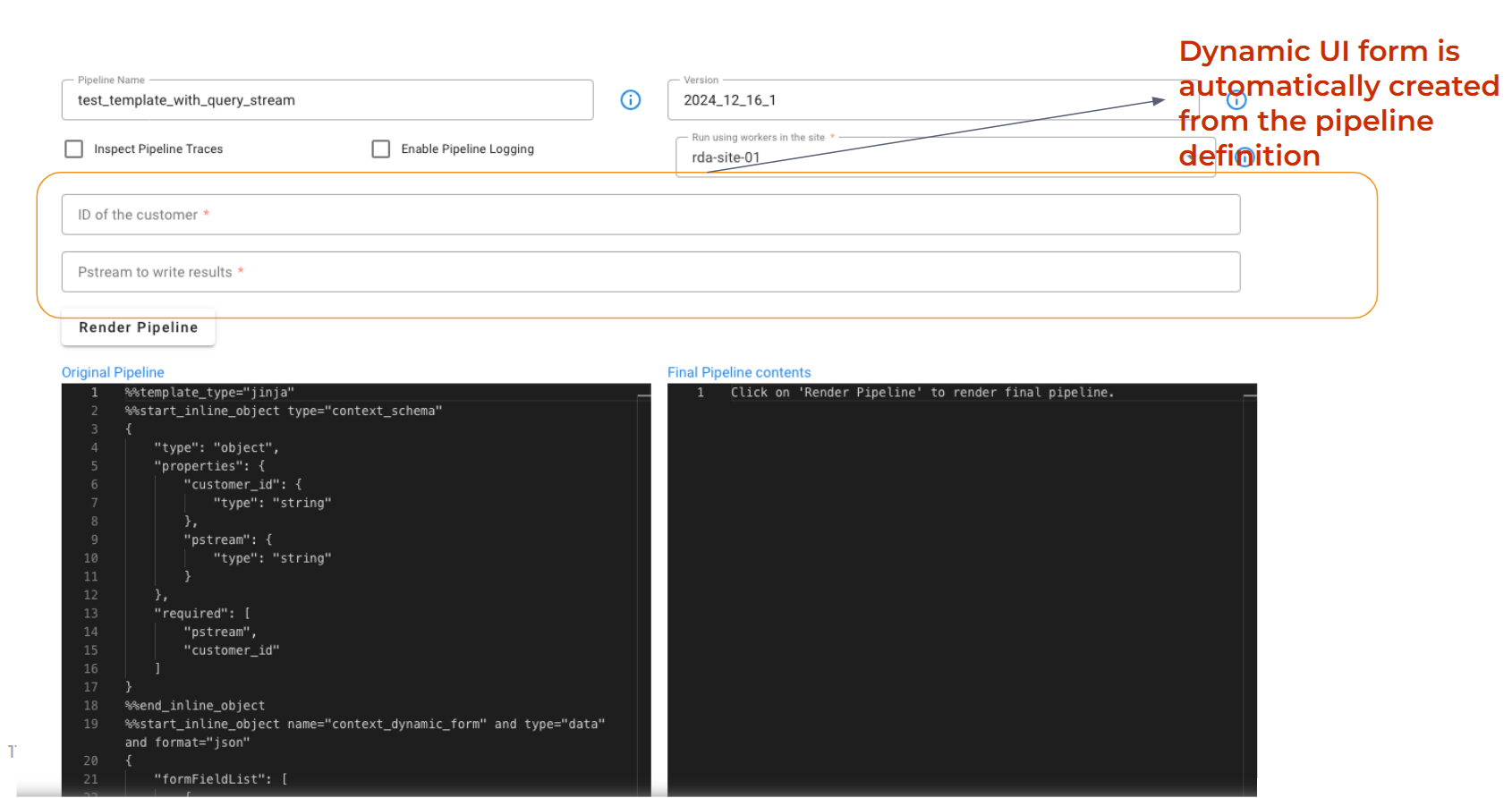 Pipelines as Jinja Templates - RDA Fabric Documentation