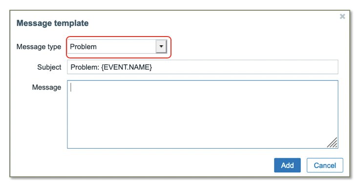 Zabbix_messagetemplateproblem
