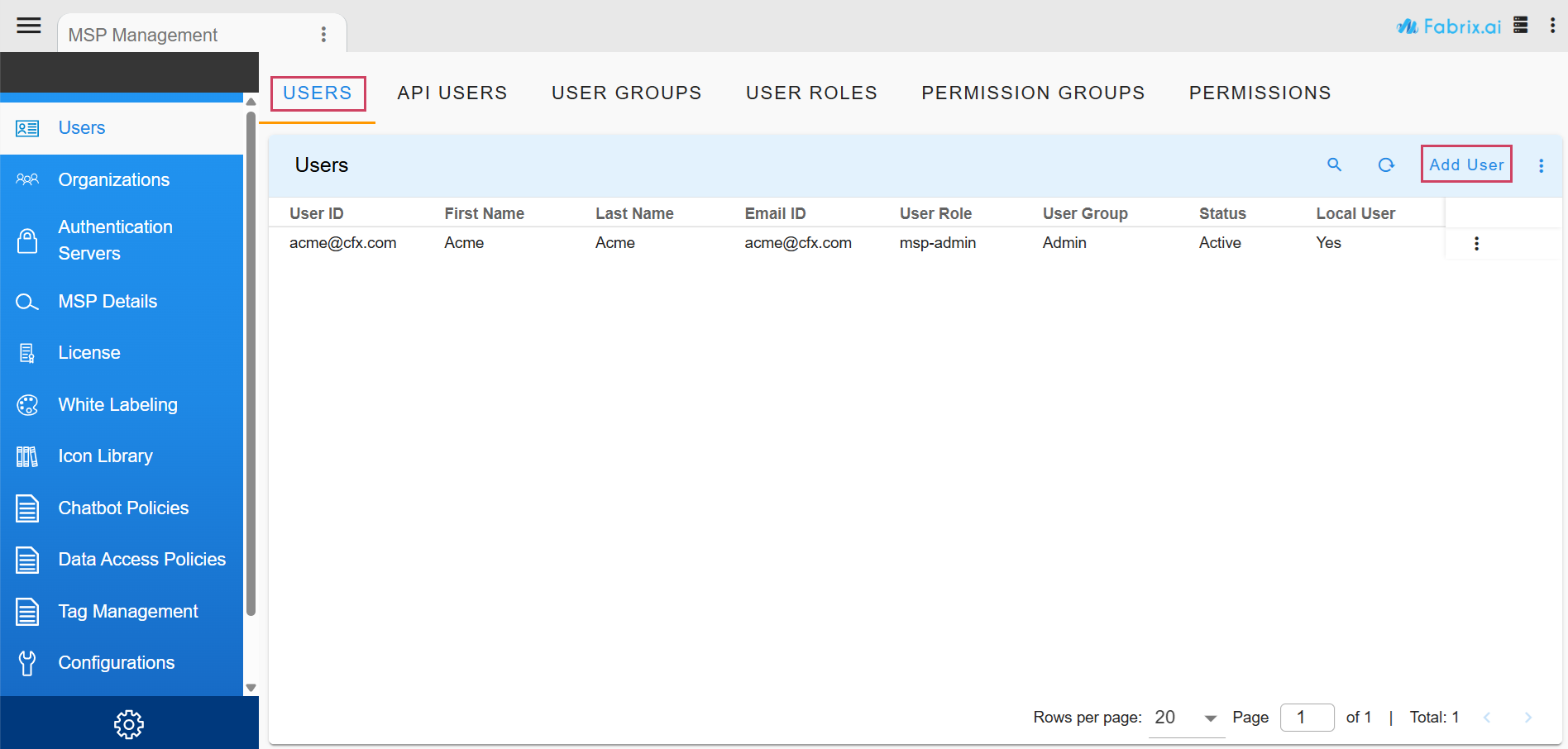 Add User